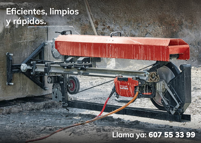 Corte de Hormigón Armado con Hilo Diamantado